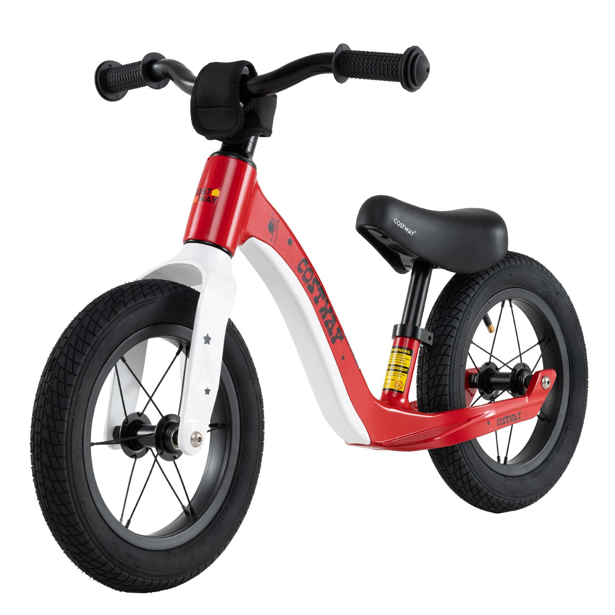 Bicicleta de equilibrio de 12 pulgadas con asiento ajustable y manillar giratorio para mayores de 36 meses