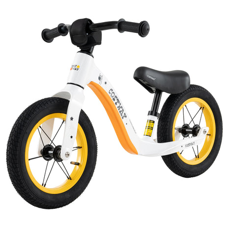 Bicicleta de equilibrio de 12 pulgadas con asiento ajustable y manillar giratorio para mayores de 36 meses
