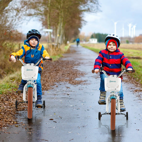 Bicicleta para niños de 12 pulgadas ajustable con cesta extraíble para 3-4 años - 12 pulgadas