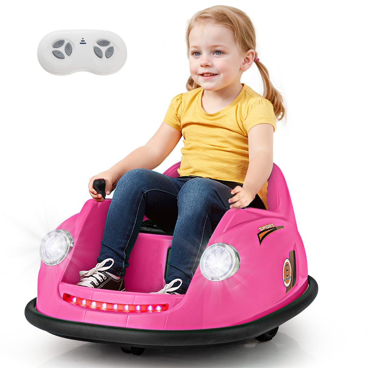 12V Electric Kids Ride on Bumper Car Battery Powered Bumping Car with Remote Control