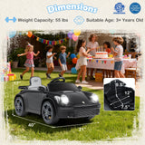 Coche Eléctrico de 12V con Licencia RUF CTR con Control Remoto y Música