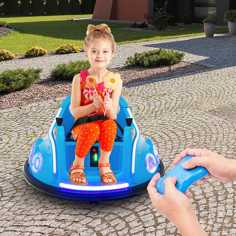 Coche eléctrico montable de 12V con control remoto y luces LED intermitentes