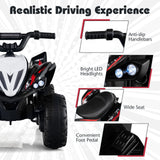 12V Kids Ride On ATV 4-Wheeler Quad with LED Lights and 7 mph Max Speed