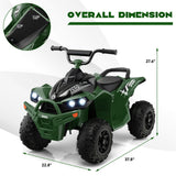 ATV para niños de 12 V con velocidad alta/baja y asiento cómodo