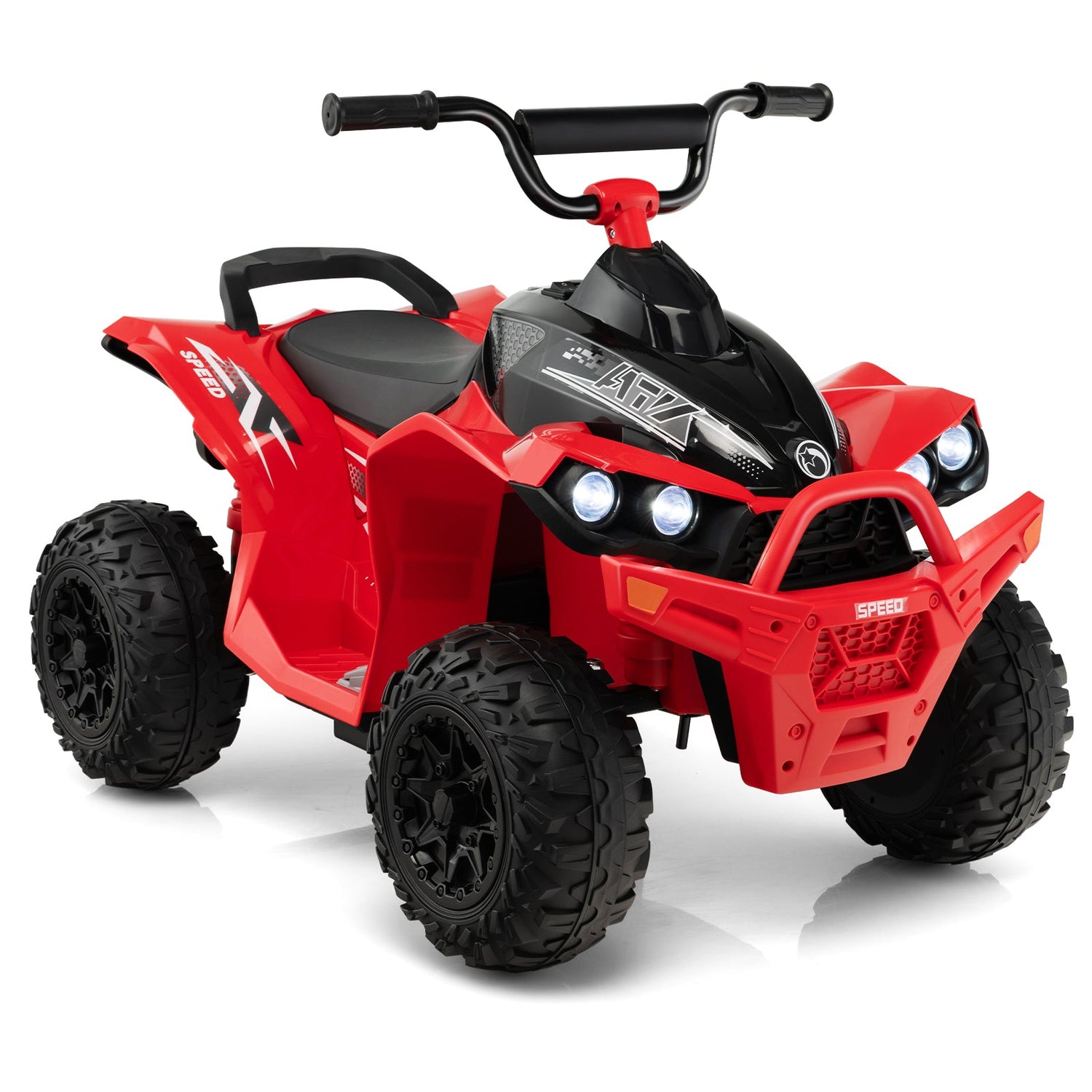 ATV para niños de 12 V con velocidad alta/baja y asiento cómodo