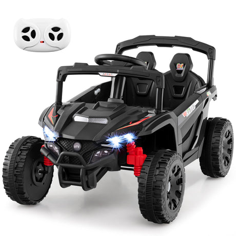 Coche Eléctrico UTV de 12V para Niños con Luces LED, Música y Bocina