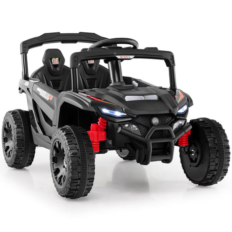 Coche Eléctrico UTV de 12V para Niños con Luces LED, Música y Bocina