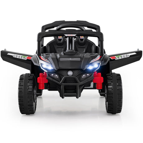 Coche Eléctrico UTV de 12V para Niños con Luces LED, Música y Bocina