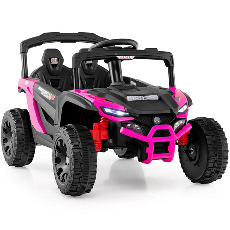 Coche Eléctrico UTV de 12V para Niños con Luces LED, Música y Bocina