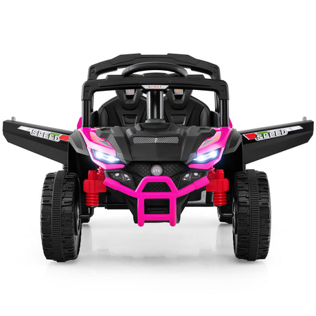 Coche Eléctrico UTV de 12V para Niños con Luces LED, Música y Bocina