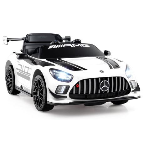 Coche Eléctrico para Niños Mercedes-AMG GT3 con Licencia y Velocidad Ajustable de 12V