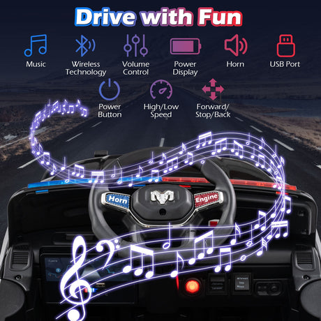 Coche Eléctrico para Niños 12V con Licencia RAM 3500 con Control Remoto