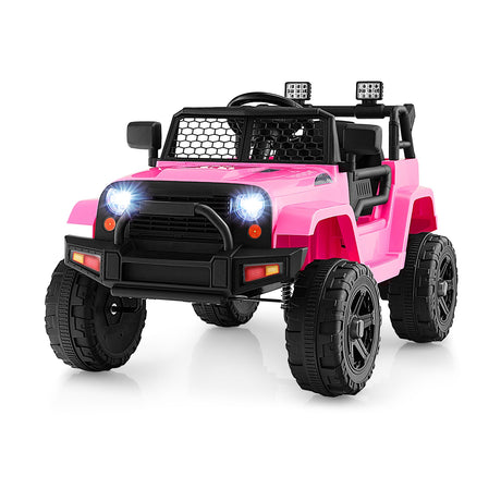 Camioneta de 12 V para niños con control remoto y faros