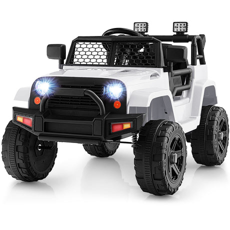 Camioneta de 12 V para niños con control remoto y faros