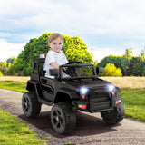 Camioneta de 12 V para niños con control remoto y faros