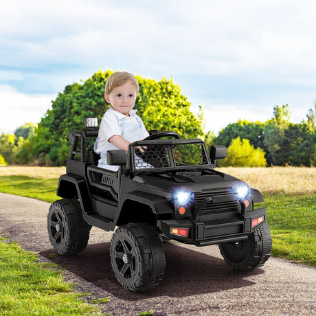Camioneta de 12 V para niños con control remoto y faros