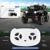 Camioneta de 12 V para niños con control remoto y faros