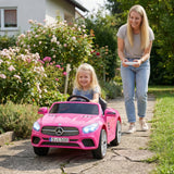 Coche Eléctrico Infantil Mercedes-Benz 12V con Control Remoto y Música