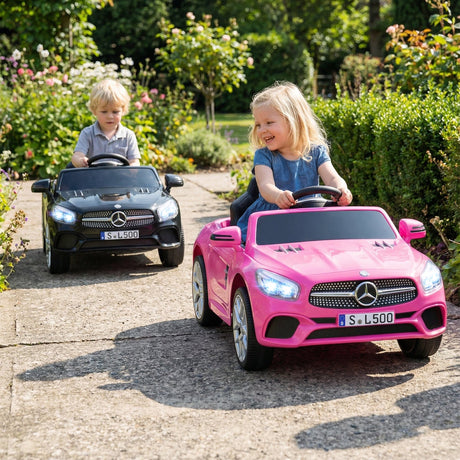 Coche Eléctrico Infantil Mercedes-Benz 12V con Control Remoto y Música