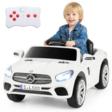 Coche Eléctrico Infantil Mercedes-Benz 12V con Control Remoto y Música