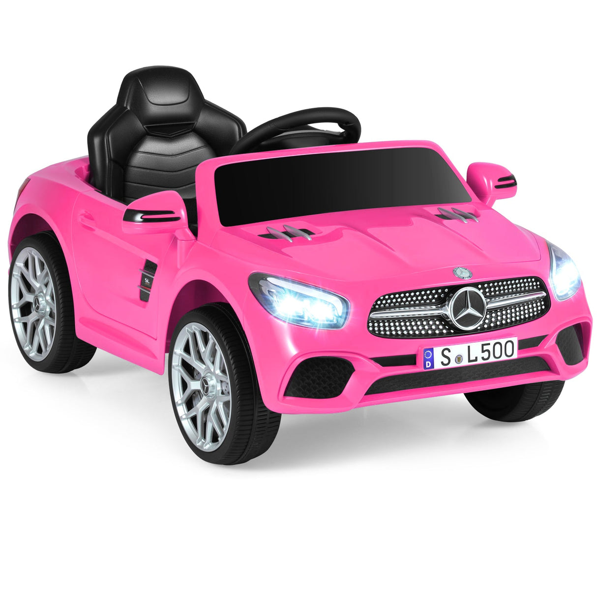 Coche Eléctrico Infantil Mercedes-Benz 12V con Control Remoto y Música