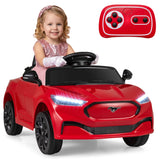 Coche eléctrico infantil 12V Ford Mach E con licencia, control parental y bocina