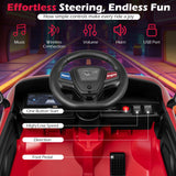 Coche eléctrico infantil 12V Ford Mach E con licencia, control parental y bocina