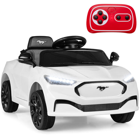 Coche eléctrico infantil 12V Ford Mach E con licencia, control parental y bocina