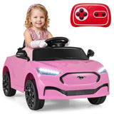 Coche eléctrico infantil 12V Ford Mach E con licencia, control parental y bocina