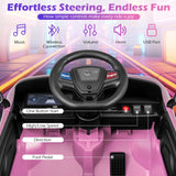 Coche eléctrico infantil 12V Ford Mach E con licencia, control parental y bocina