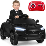 Coche eléctrico infantil 12V Ford Mach E con licencia, control parental y bocina