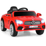 Coche Eléctrico Infantil Mercedes-Benz 12V con Control Remoto y Música