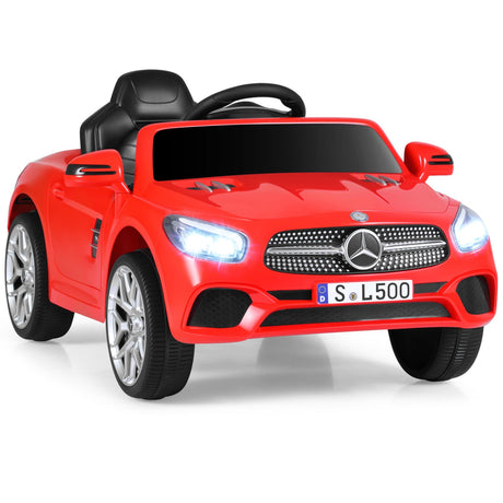 Coche Eléctrico Infantil Mercedes-Benz 12V con Control Remoto y Música