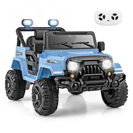 Coche Eléctrico para Niños 12V con Control Remoto, Ruedas Antideslizantes y 3 Velocidades