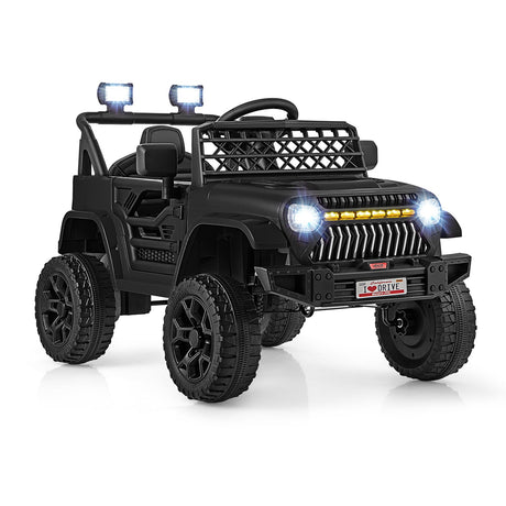 Camión montable de 12 V para niños con control remoto parental y reproductor de música