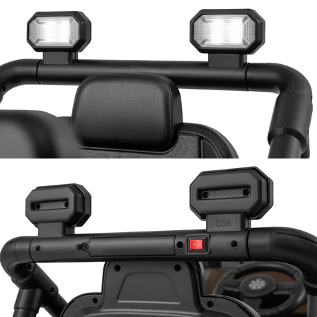 Coche Eléctrico para Niños 12V con Control Remoto, Ruedas Antideslizantes y 3 Velocidades