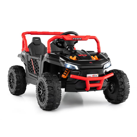 Camioneta eléctrica para niños de 12 V con control remoto parental y luces