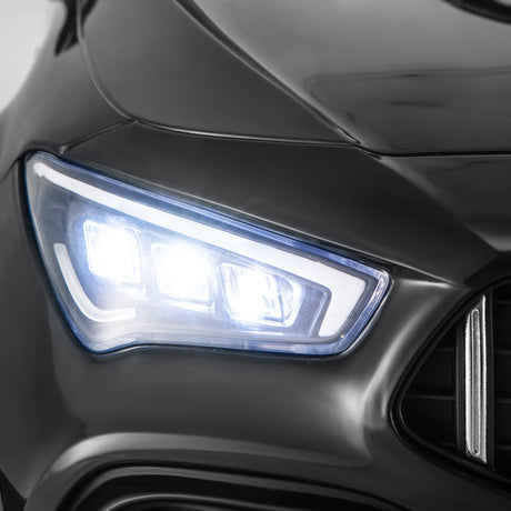 Coche para niños Mercedes-Benz AMG CLA 45 de 12 V con control remoto