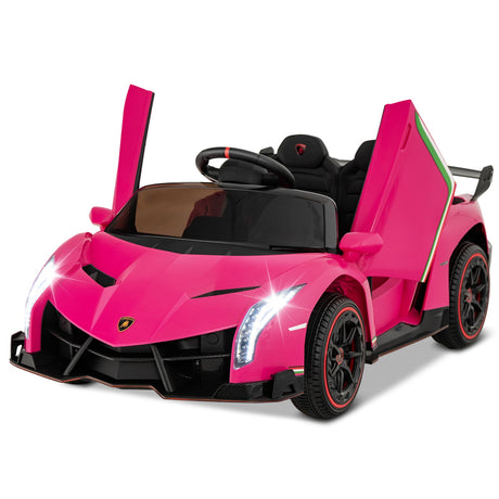 Coche Deportivo Eléctrico 12V Lamborghini 4WD con Licencia y Control Remoto 2.4G para Niños