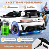 12V Kids Ride-On Car Mercedes-AMG GT3 Licensed with Adjustable Speed