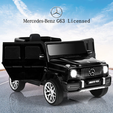 Coche montable para niños de 12 V Mercedes-Benz G63 con licencia y control remoto