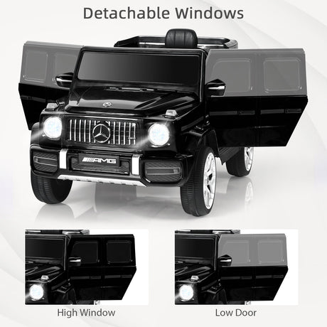 Coche montable para niños de 12 V Mercedes-Benz G63 con licencia y control remoto