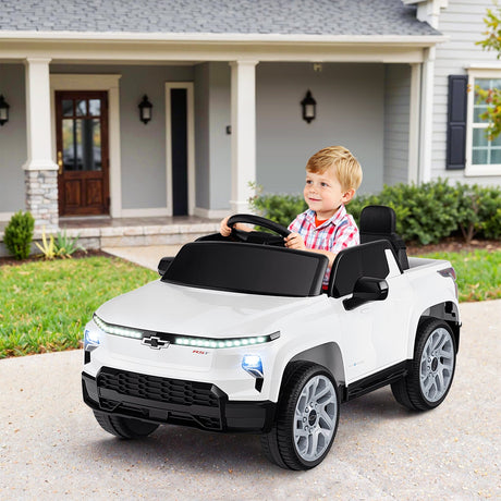 Coche Eléctrico para Niños de 12V con Licencia Chevrolet y Mando a Distancia, Regalo para Mayores de 3 Años