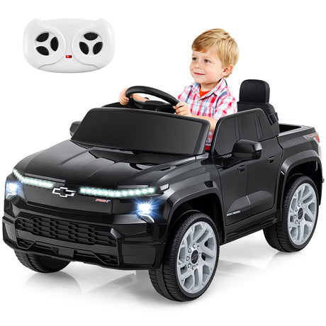 Coche Eléctrico para Niños de 12V con Licencia Chevrolet y Mando a Distancia, Regalo para Mayores de 3 Años