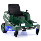Cortacésped de 12 V para niños con joysticks de doble control y luces LED