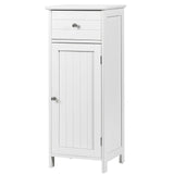 Mueble de almacenamiento de madera para baño con cajón y estante