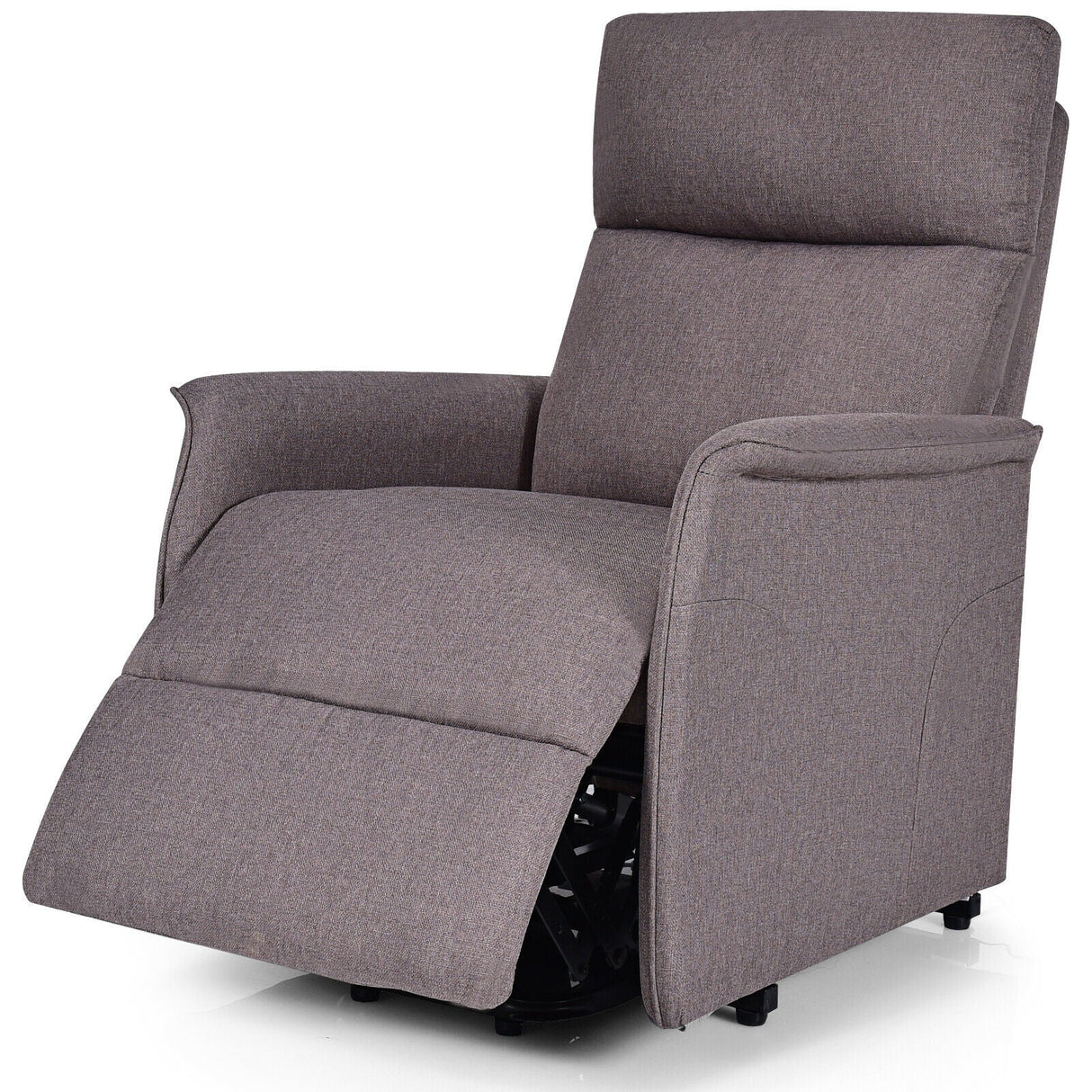 Sillón reclinable de masaje con elevación eléctrica para personas mayores con cojín acolchado grueso