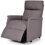 Sillón reclinable de masaje con elevación eléctrica para personas mayores con cojín acolchado grueso