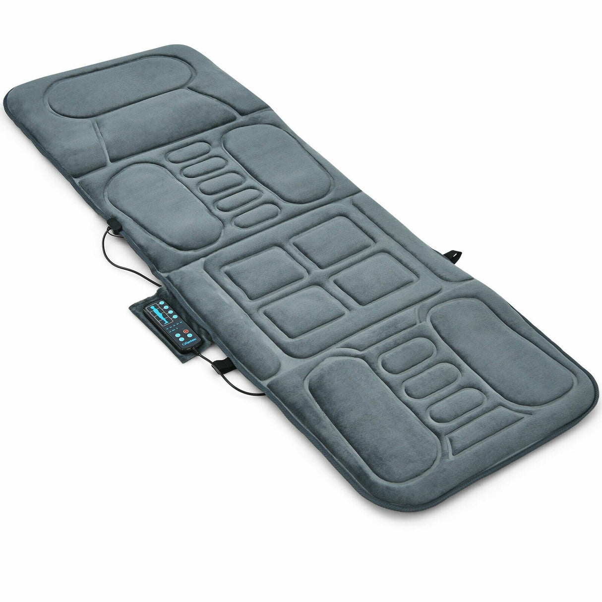Colchoneta de Masaje Plegable con Calor y 10 Motores de Vibración