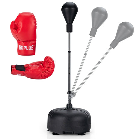 Saco de Boxeo Independiente Ajustable con Guantes de Boxeo